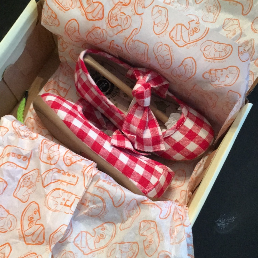 Red Gingham Shoes